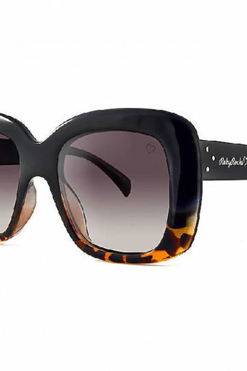 Ruby Rocks Oversized 'monsterrat' Square In Tortoiseshell Ruby Rocks